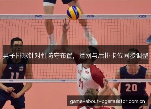 男子排球针对性防守布置，拦网与后排卡位同步调整